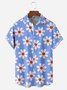 Floral Chest Pocket Short Sleeve Hawaiian Shirt