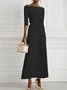 Morden Off The Shoulder Dress With No