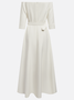 Morden Off The Shoulder Dress With No