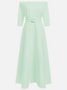Morden Off The Shoulder Dress With No