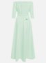 Morden Off The Shoulder Dress With No