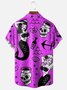 Mermaid Chest Pocket Short Sleeve Hawaiian Shirt