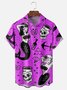 Mermaid Chest Pocket Short Sleeve Hawaiian Shirt