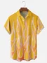 Flame Chest Pocket Short Sleeve Casual Shirt