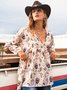 Creamy White Shift Long Sleeve Top