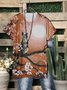 Casual Short Sleeve Round Neck Top
