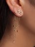 Womens Twinkle Star Tassel Pendant Earrings