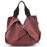 Flower Design Canvas Portable High Capacity Handbags Crossbody Shoulder Bag