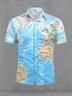 Printed Casual map shirt