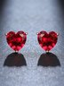 Love Zircon Crystal Earrings