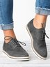 Mostata Women Lace Up Perforated Oxfords Shoes