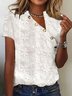 Floral Buttoned Loose Casual Shirt