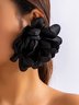 Banquet Party 3D Flower Earrings Music Festival Holiday Female Jewelry